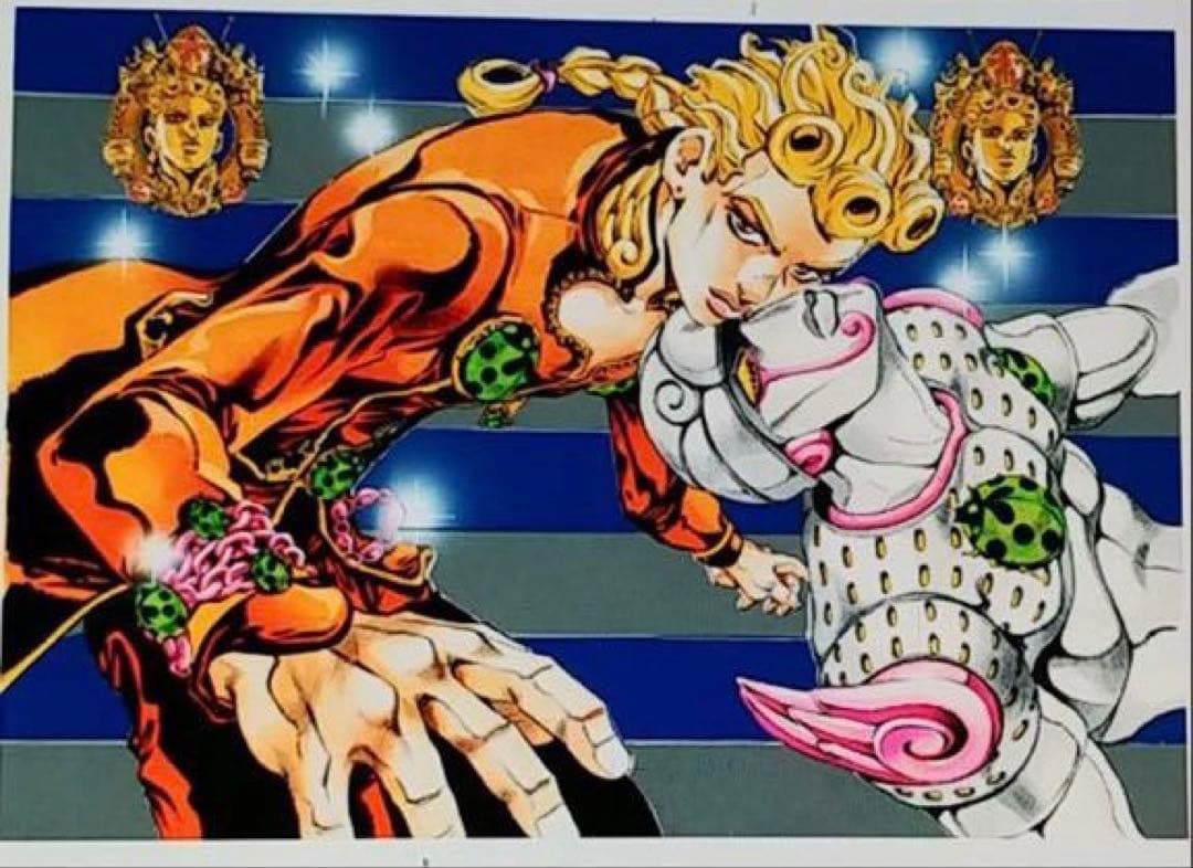 荒木飛呂彦原画展 JOJO 冒険の波紋　ジョジョ展　第5部　複製原画　ジョルノ