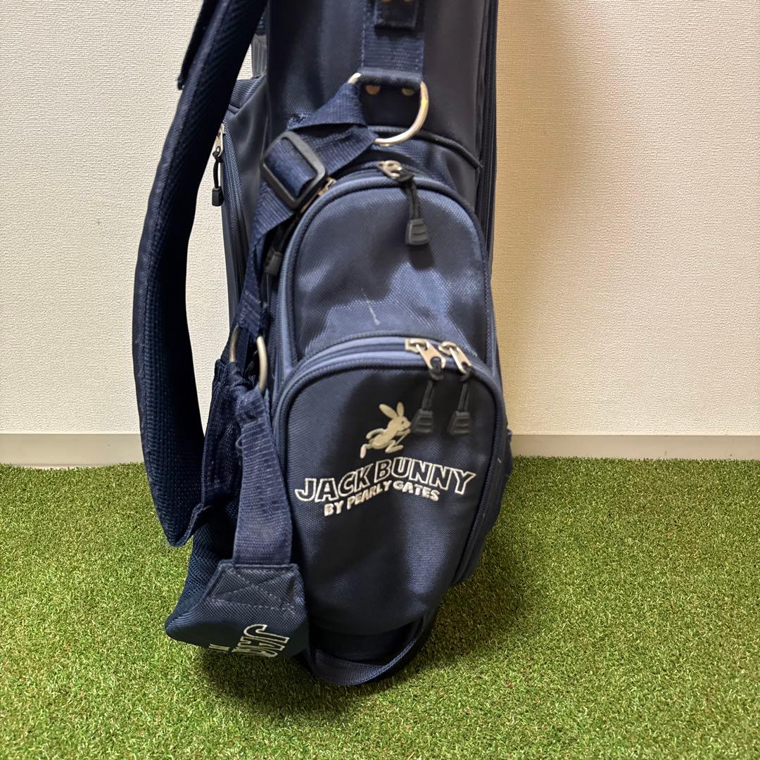 JACK BUNNY ジャックバニー スタンド式キャディバッグ ネイビー