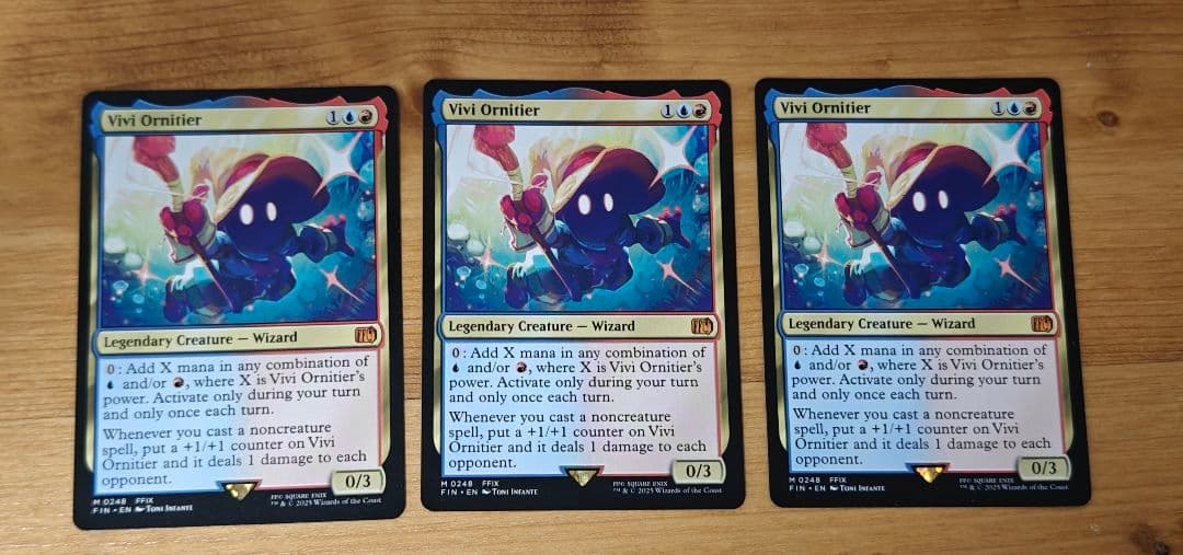 MTG迷える黒魔道士、ビビ FF 英語 3枚