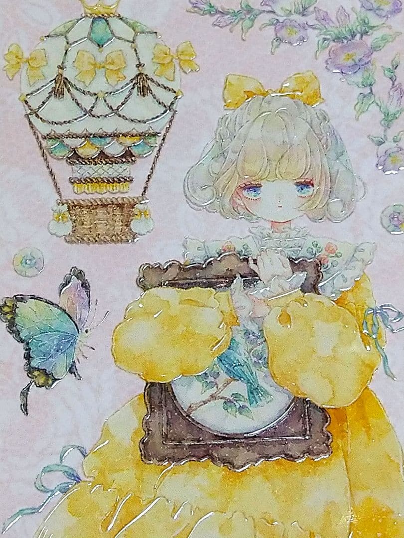 J1095＃枕边语(水晶)shine切り売り海外人物マステ