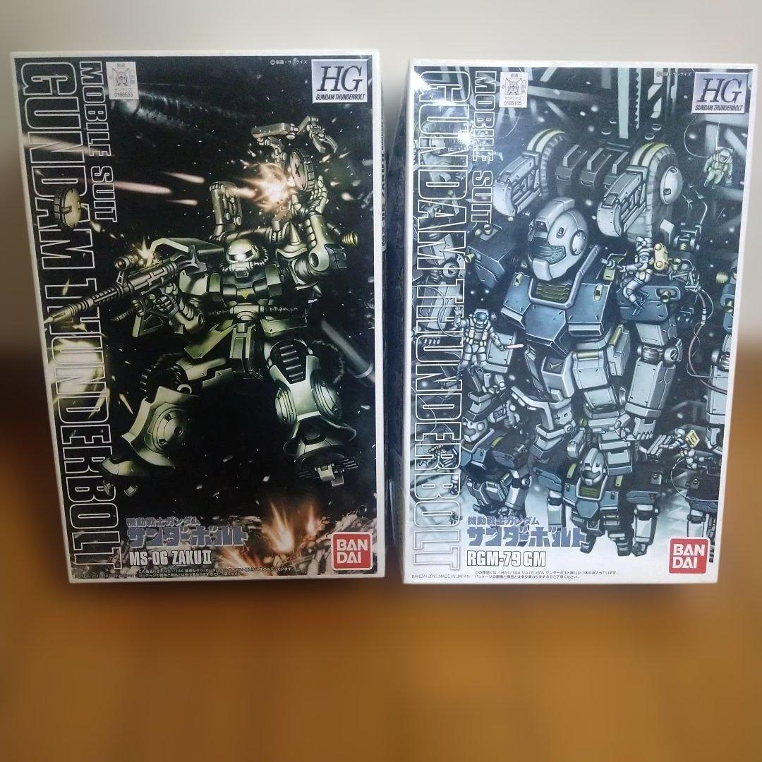バンダイプラモデル　 機動戦士ガンダム　 サンダーボルト　ザク＆ジム