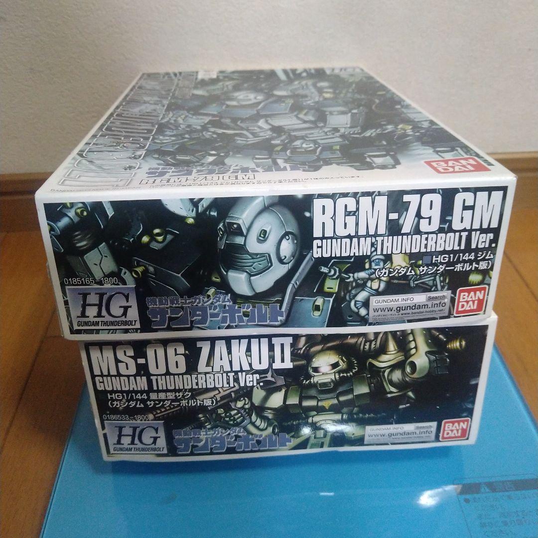 バンダイプラモデル　 機動戦士ガンダム　 サンダーボルト　ザク＆ジム