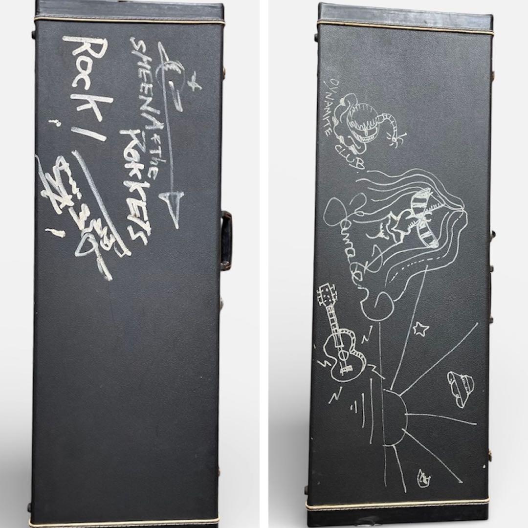 鮎川誠 & 山部善次郎 直筆サイン入り ギターケースシーナ＆ロケッツ 山善