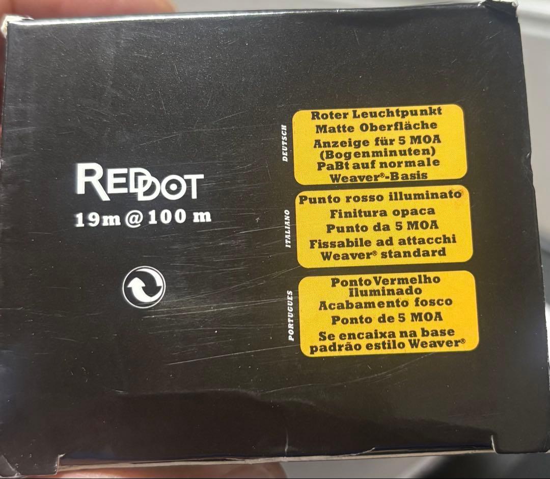 TASCO レッド グリーン ドットサイト 1x30mm チューブ型 20mm