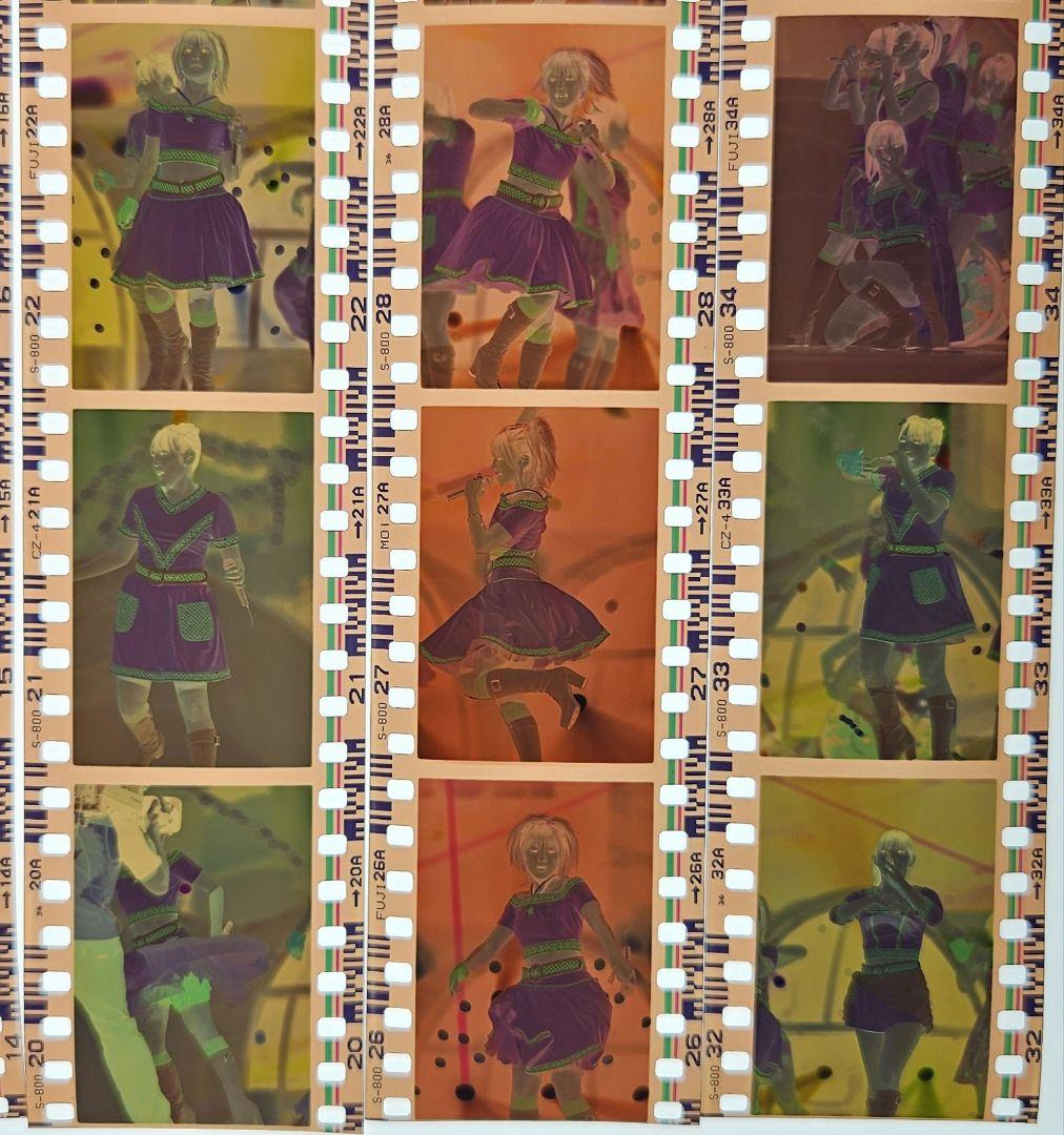 モーニング娘。安倍なつみ・後藤真希・矢口真里・高橋愛・加護亜依フィルム36コマ