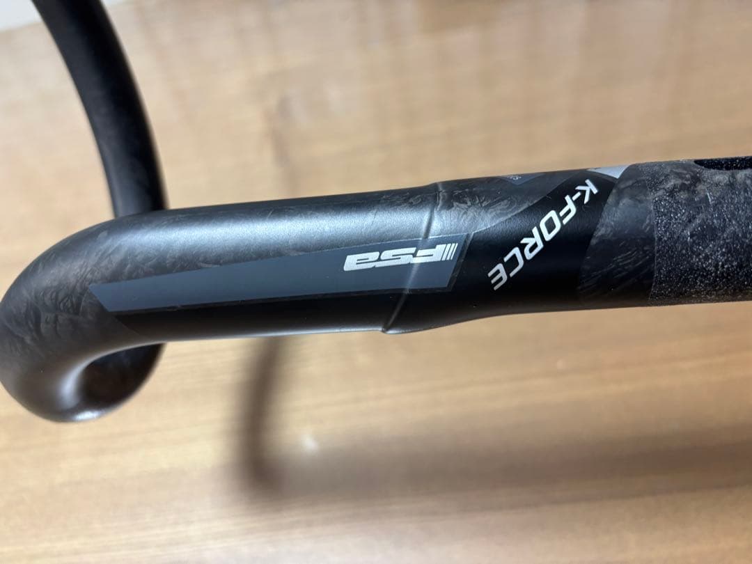 【美品】fsaK-forcecompactカーボンハンドル下ハンc-c幅:420