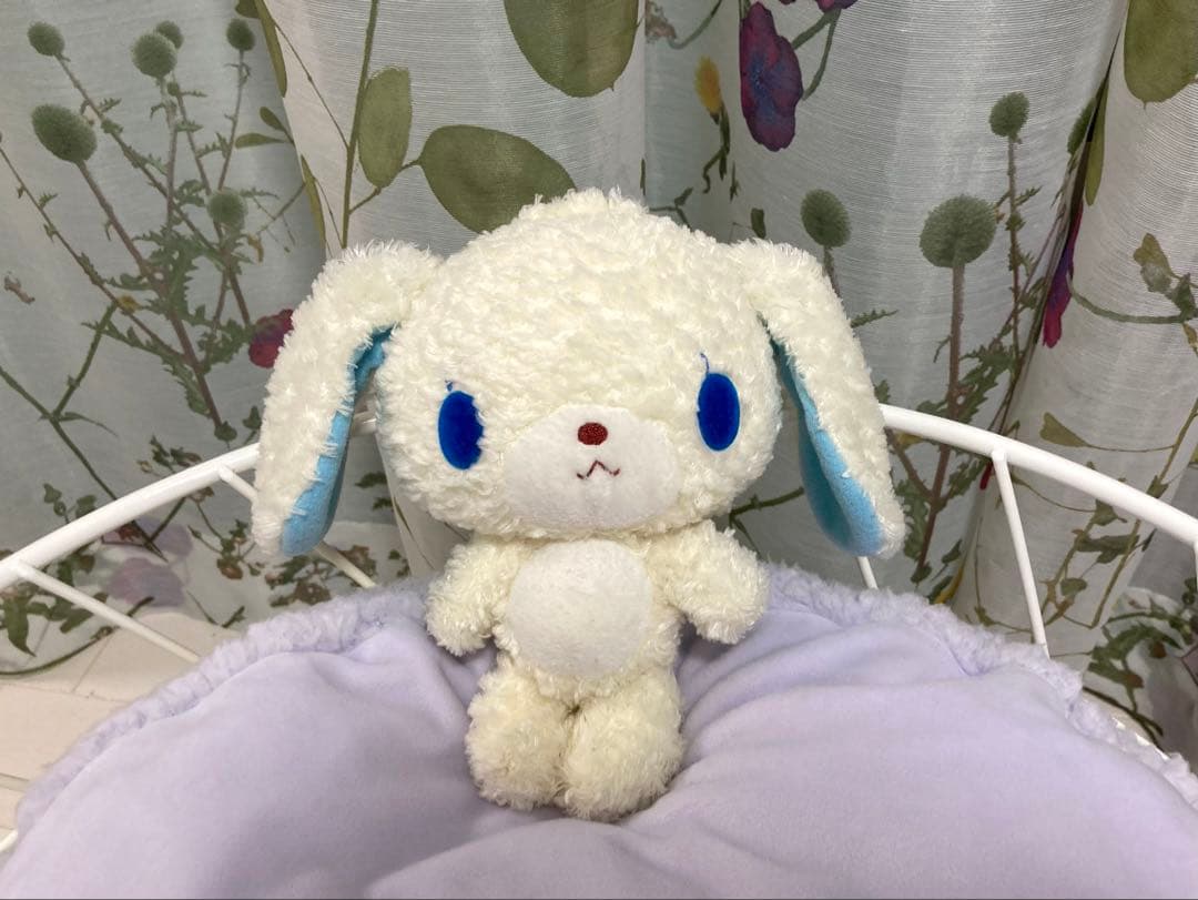 シュガーバニーズ　あおみみうさ　ぬいぐるみ