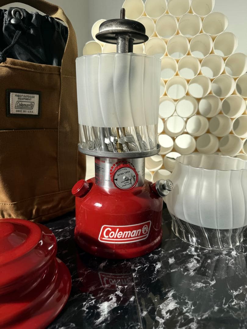 Petromax 500CP HK500 交換用ホヤ　波模様2/3サンドブラスト