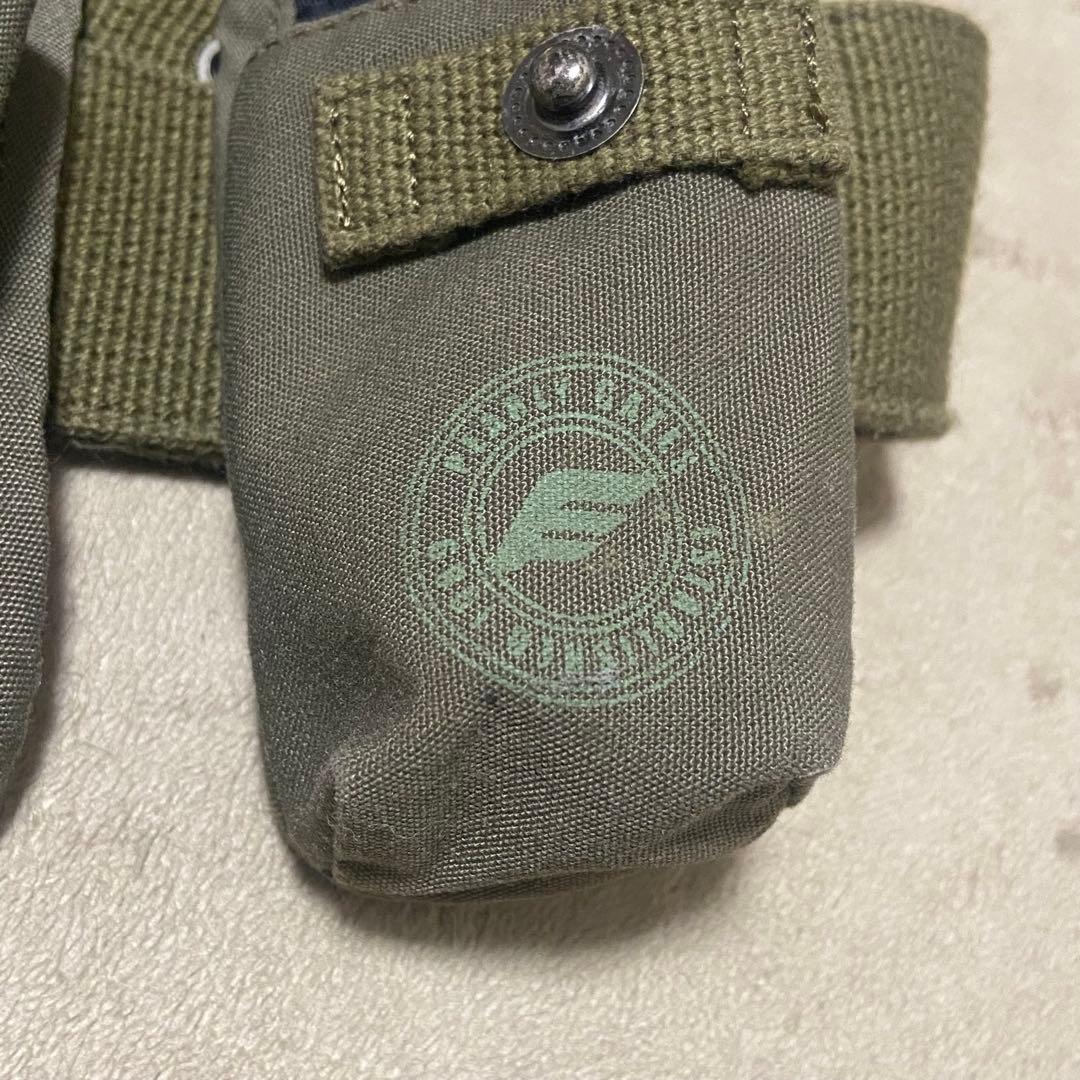 希少 レア パーリーゲイツ ベルト ボールケース ポーチ ウエストバッグ カーキ