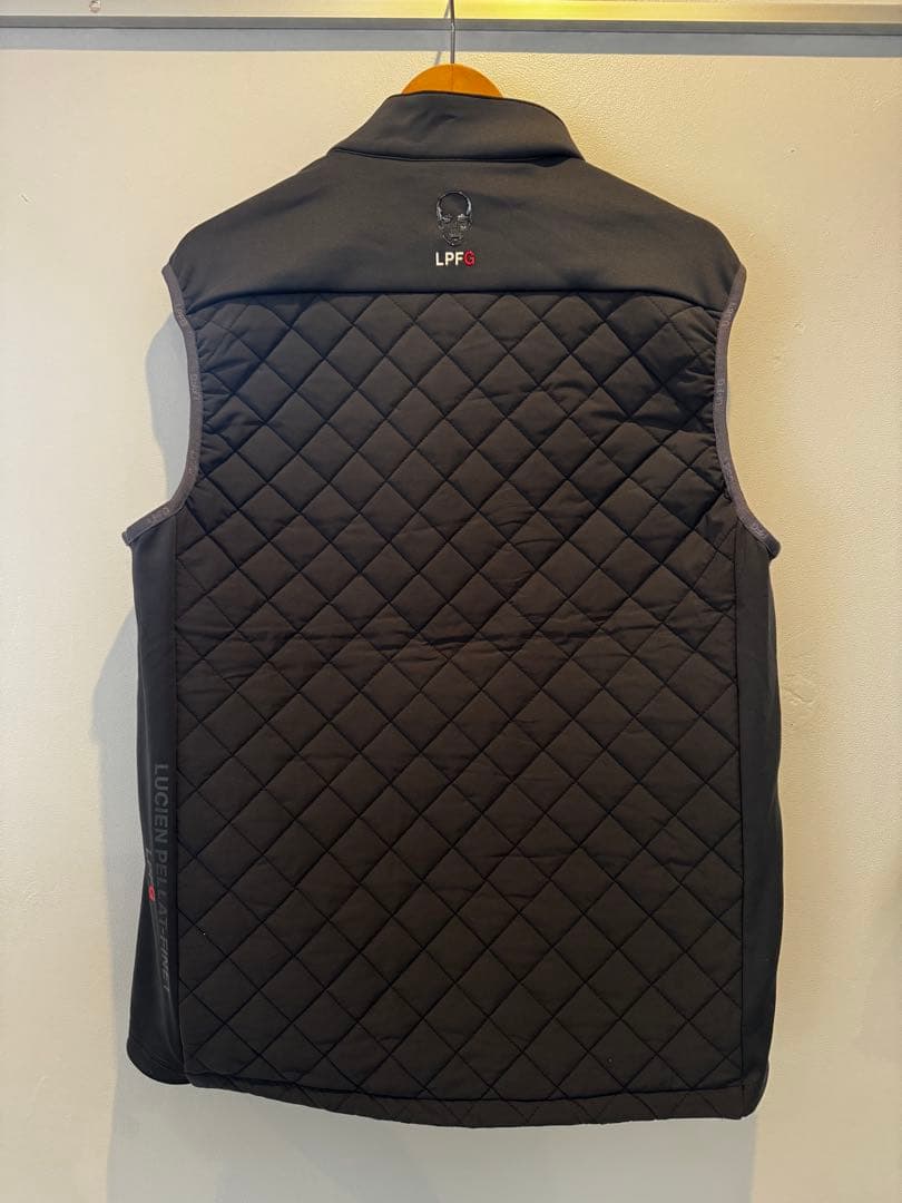 LPFG メンズ ダイヤモンド キルト テック ハイブリッド ジップベスト　XL