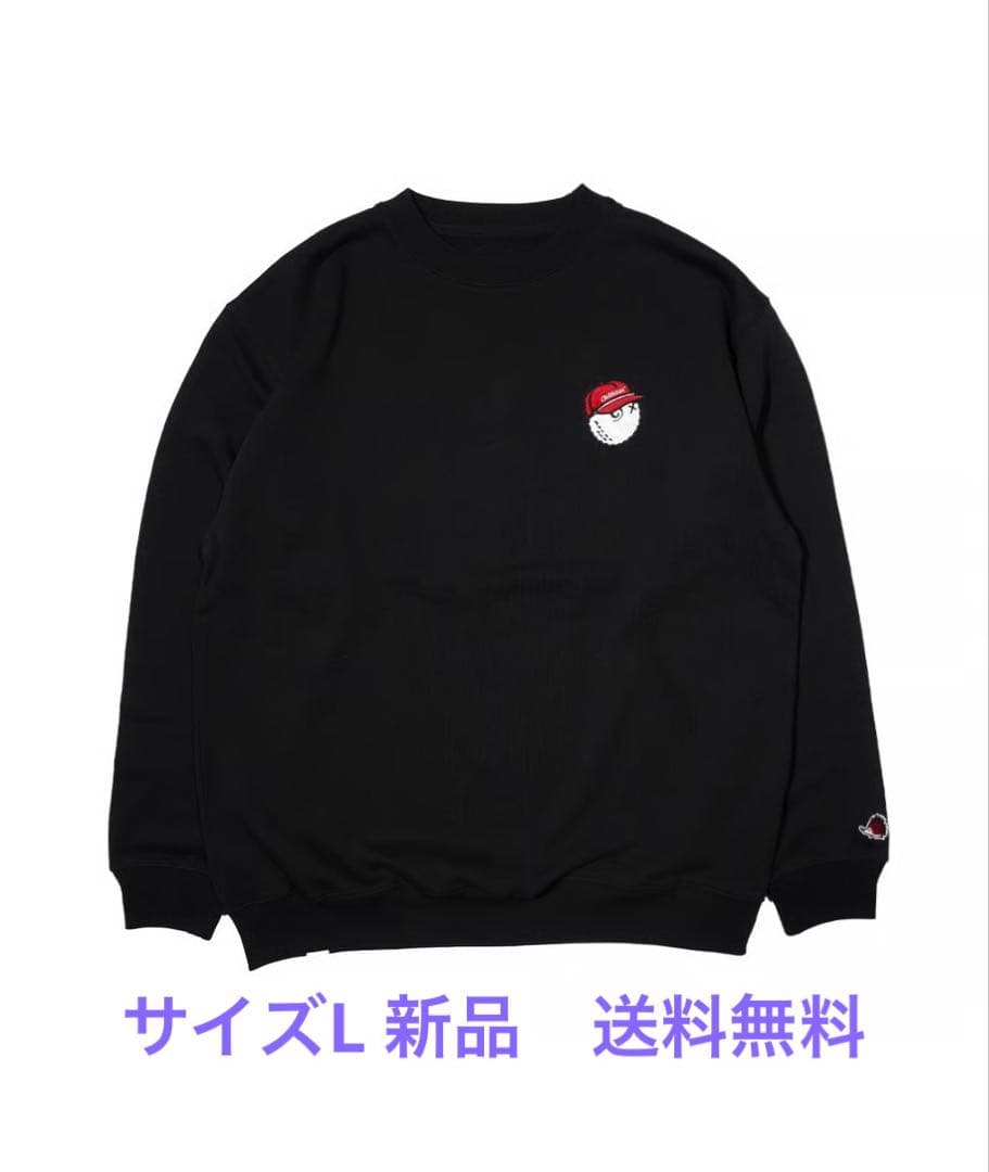 Malbon X CLUBHAUS Crewneck - Black 新品