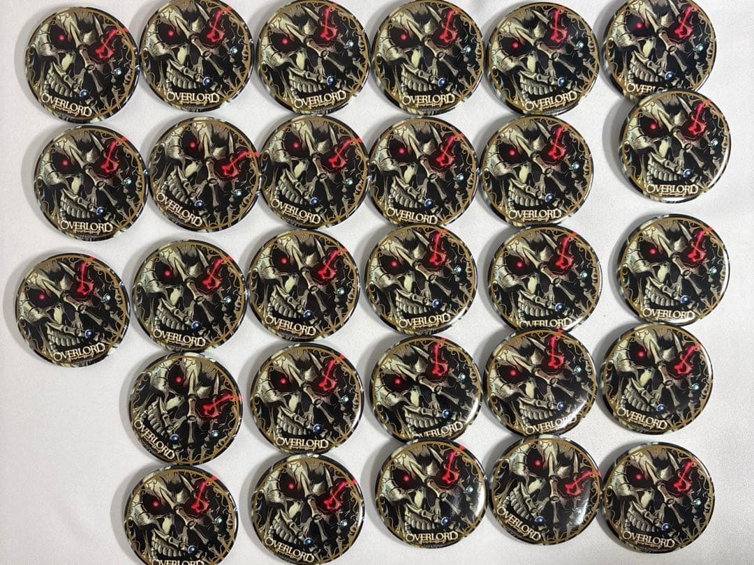 J オーバーロード　缶バッジ　アインズ まとめ 28個