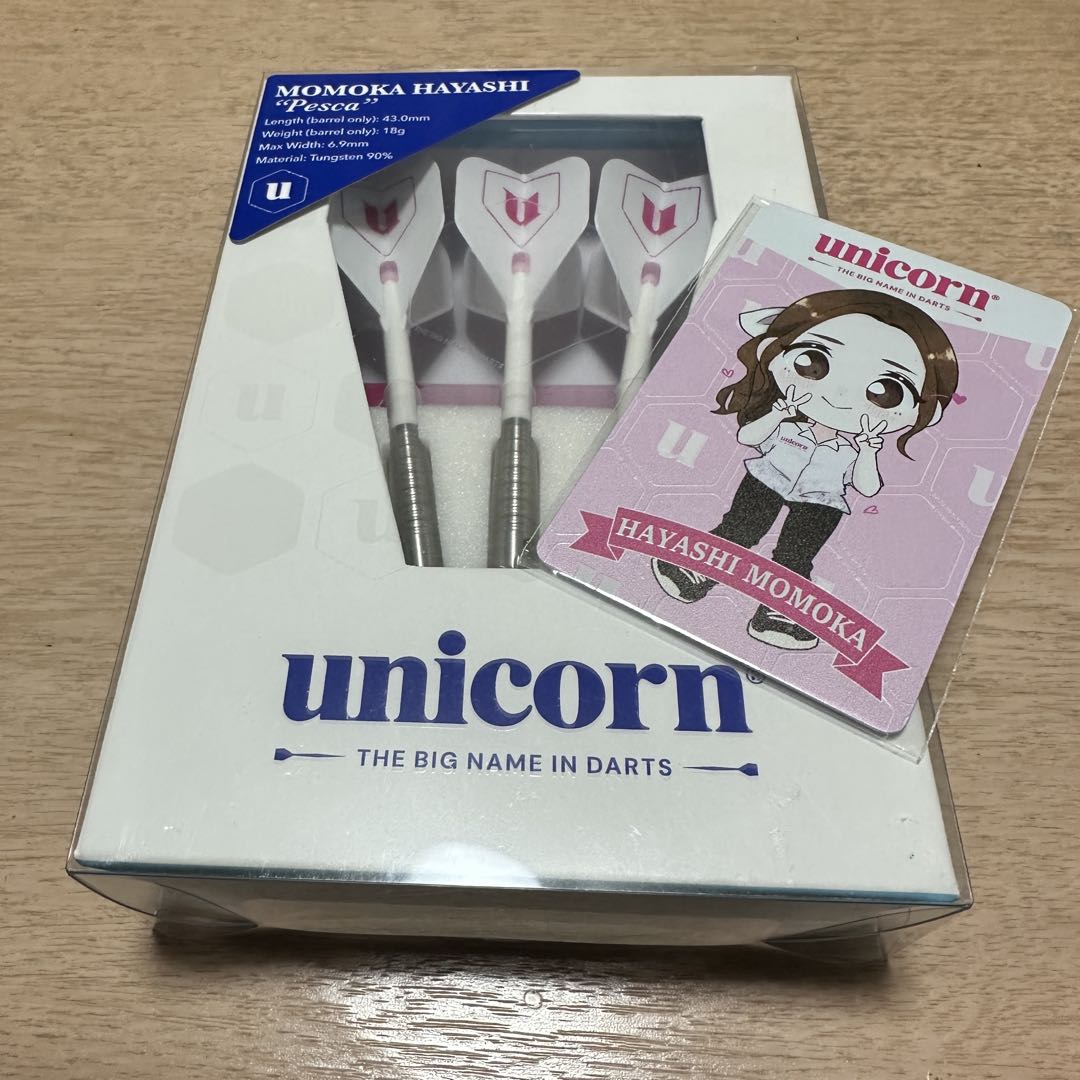 【新品】ダーツ ユニコーン Pesca ぺスカ 林桃加 モデル ライブカード付き
