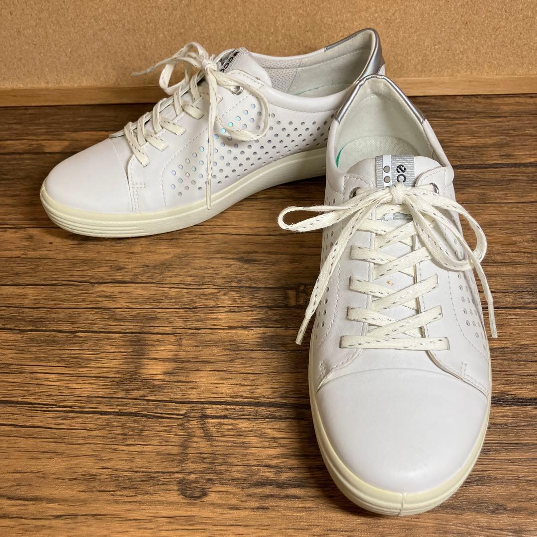 （K25836）ecco エコー ゴルフシューズ EU39（約24㎝）
