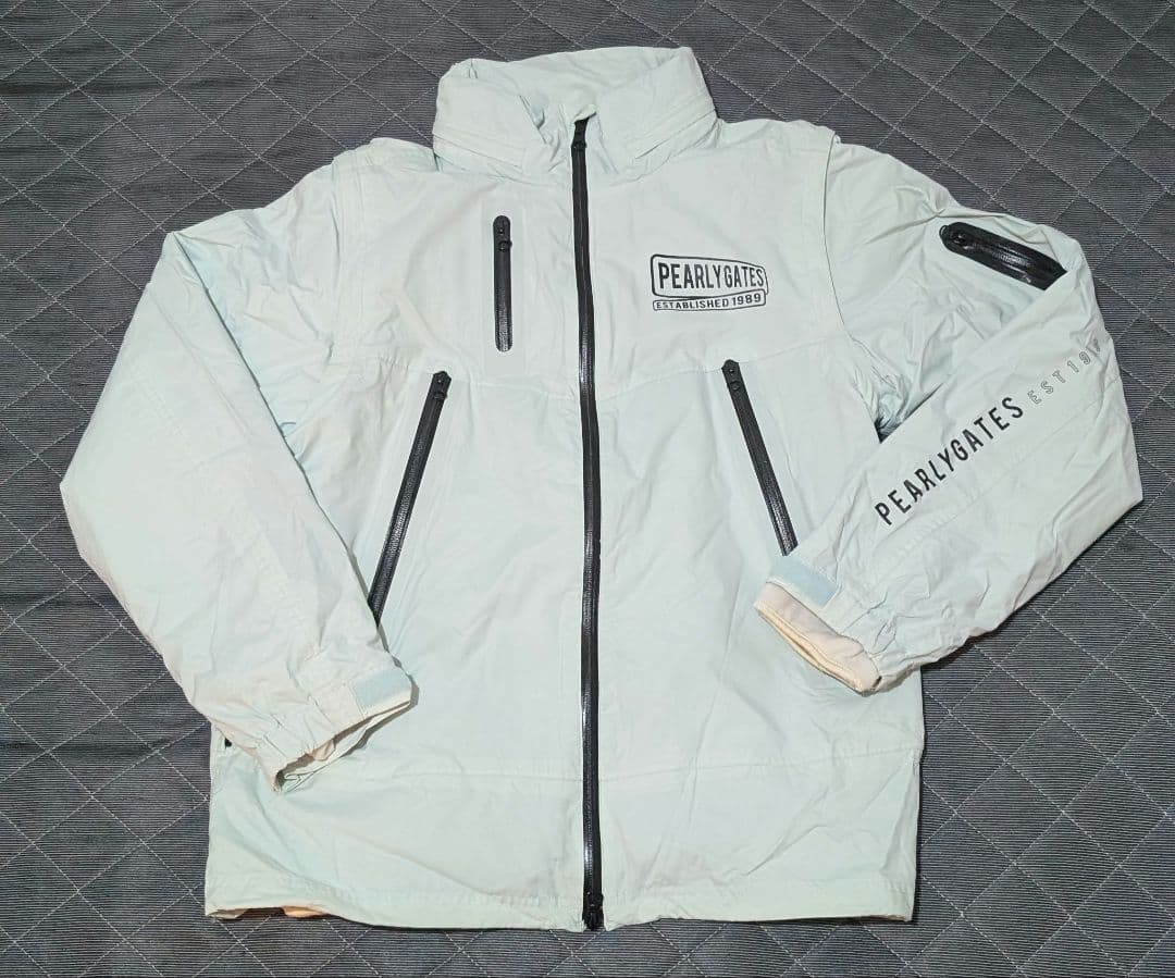 PEARLY GATES フード付インナーフリース、レインジャケット