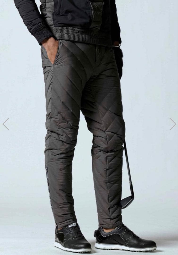 【美品】ウノピュウノウグーレトレ Ｖ(Ｌ) DOWN PANTS［GRAY］