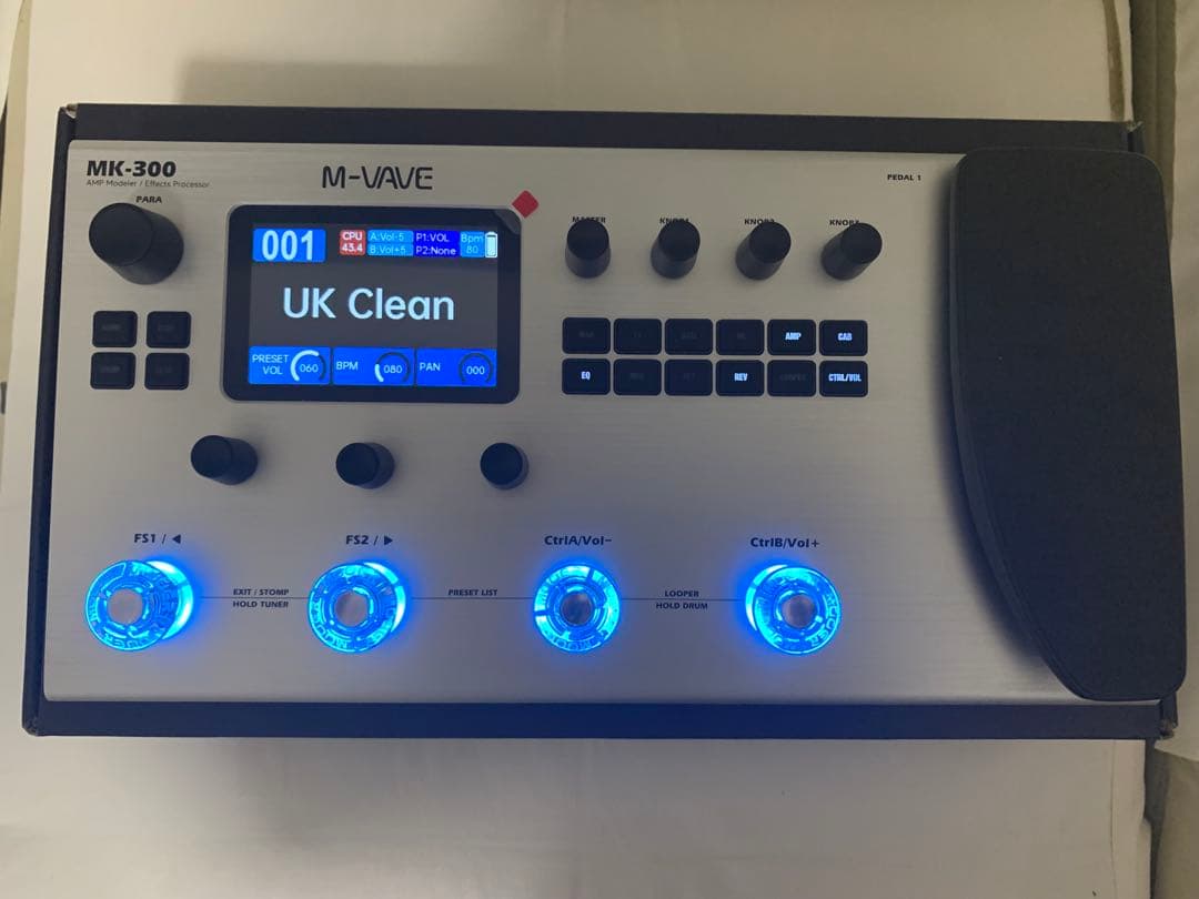 【ほぼ未使用】M-VAVE MK-300 マルチエフェクター