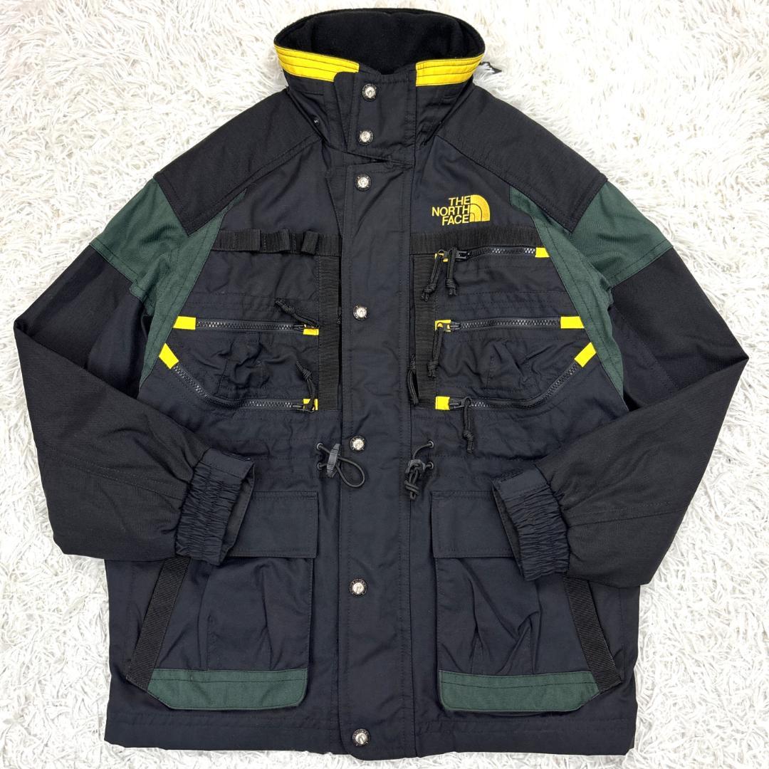 ザノースフェイス　カラーブロックデザイン　スキージャケット　ジャケットタイプ