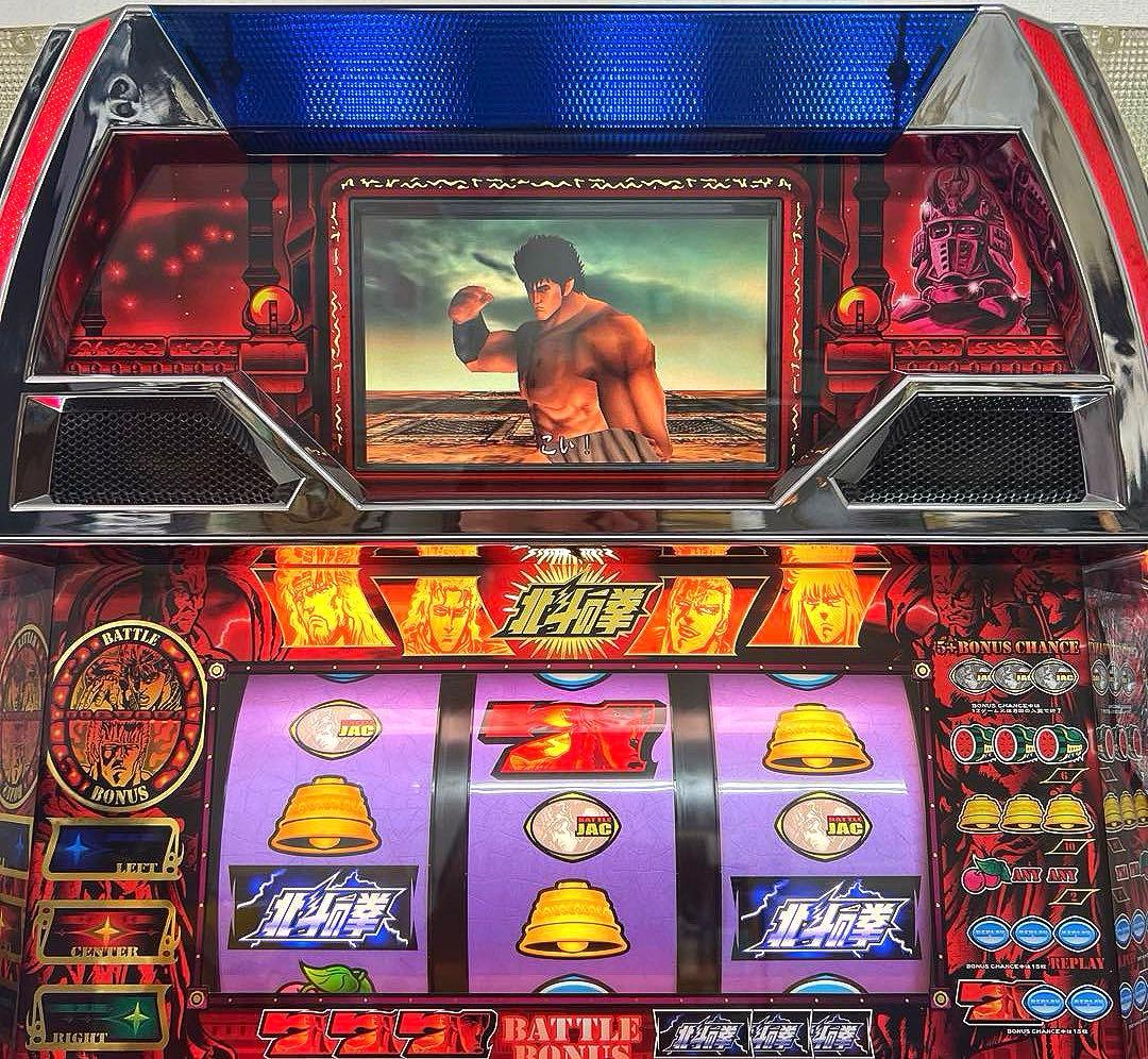 パチスロ実機 初代 北斗の拳 4号機 拳王パネル