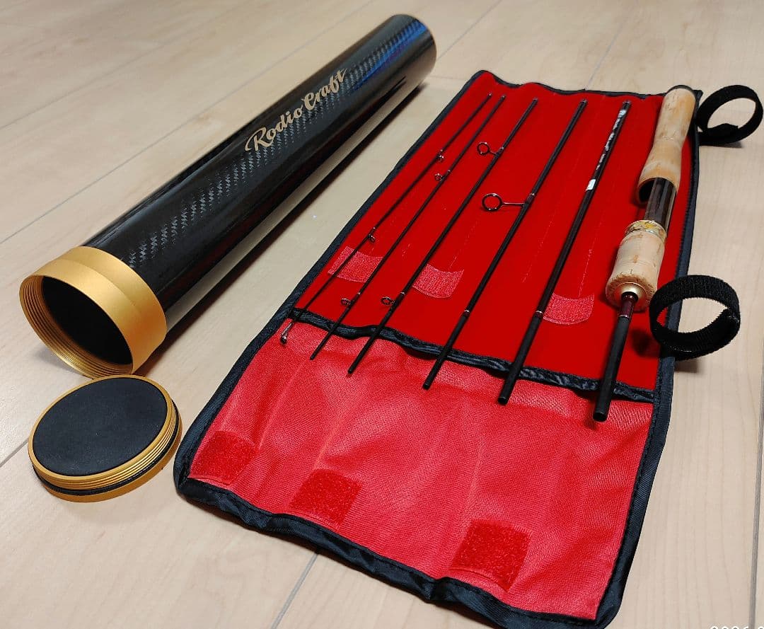 ロデオクラフト ホワイトウルフ606L-e カーボンファイバー 収納ケース付き