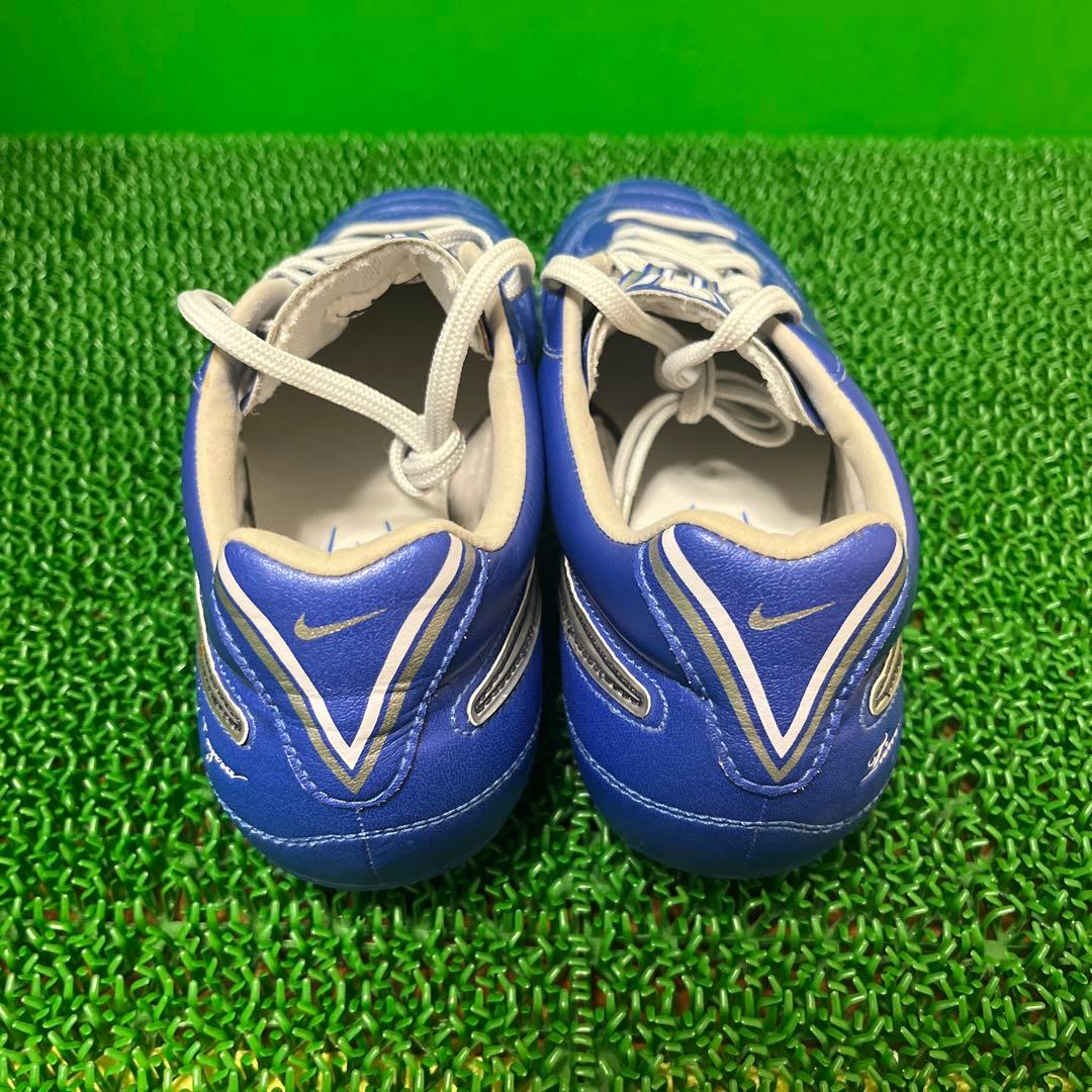 ナイキ サッカースパイクティエンポ リゲラHG-E AF(ブルー×シルバー)