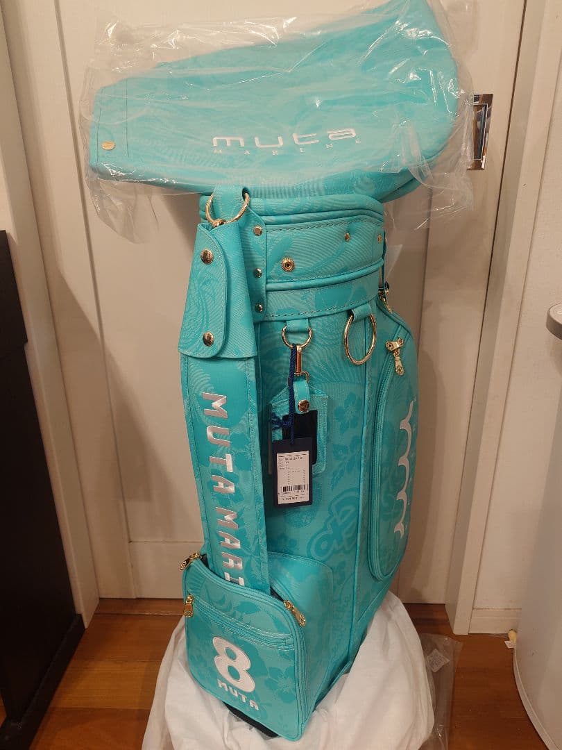【新品・未使用】muta ムータ 新作キャディバッグ ターコイズ