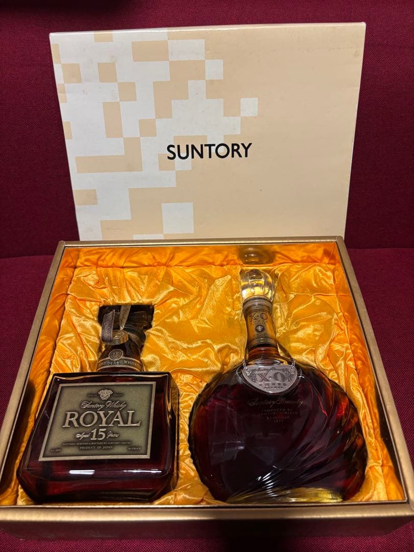 SUNTORY  15年 ギフトボックス入り　ウィスキーとブランデー