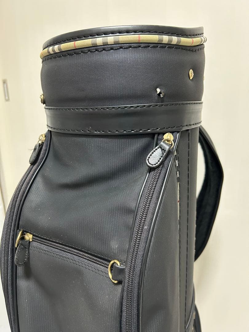 希少 バーバリー BURBERRY キャディバッグ ゴルフ