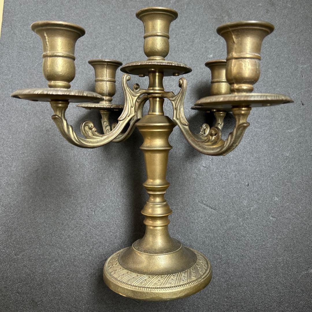 燭台　アンティーク　キャンドルスタンド　未使用