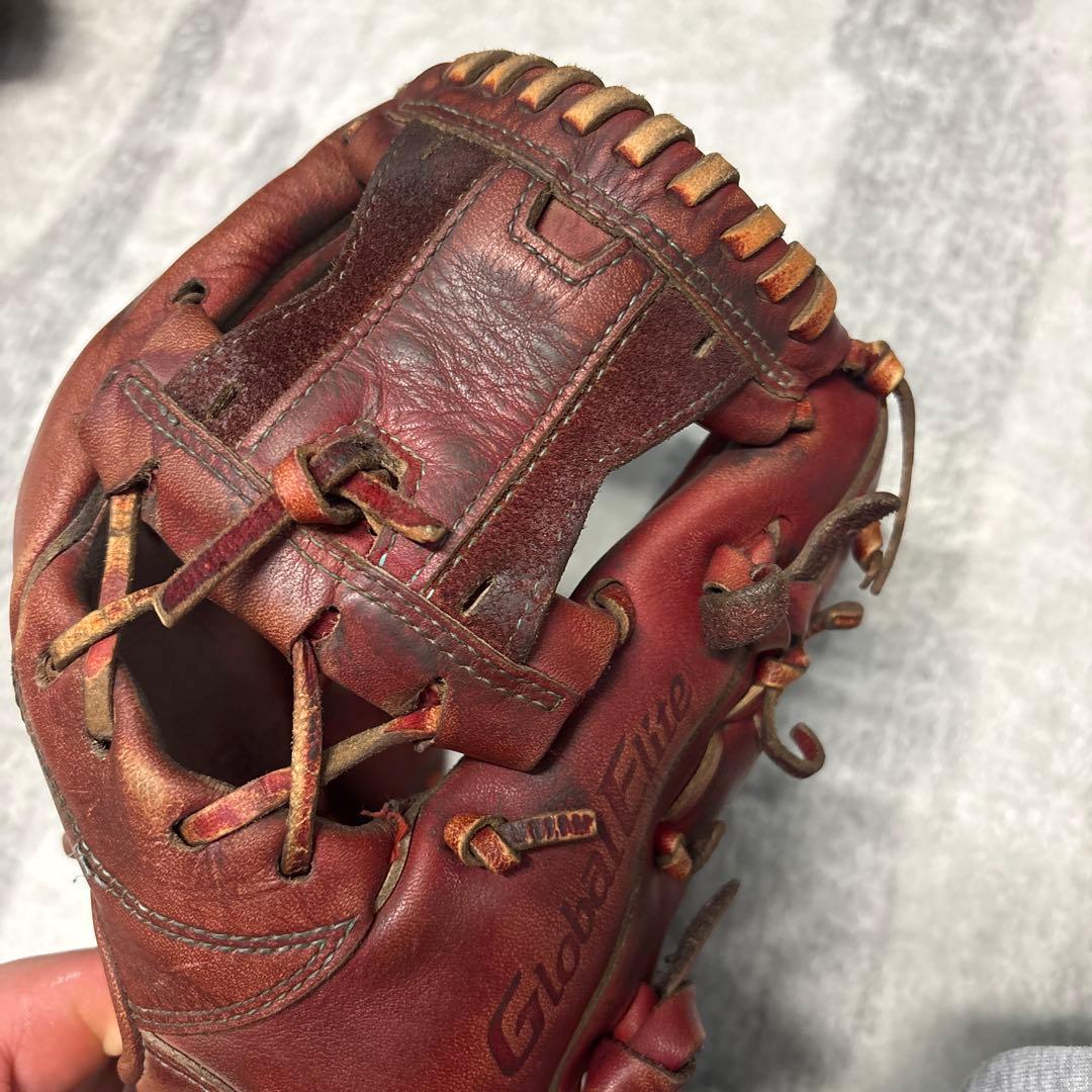 Global Elite 硬式用グローブ ブラウン