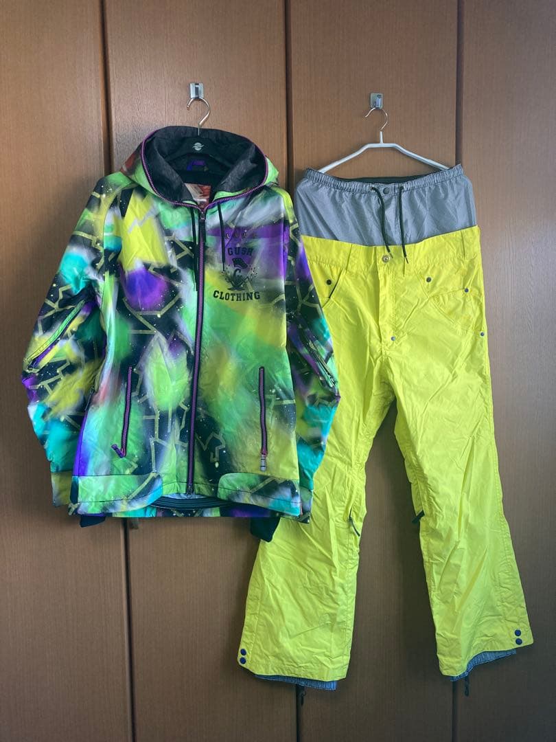 着用3回GUSHウェア 上下セット (上S/下M) 耐水圧30,000