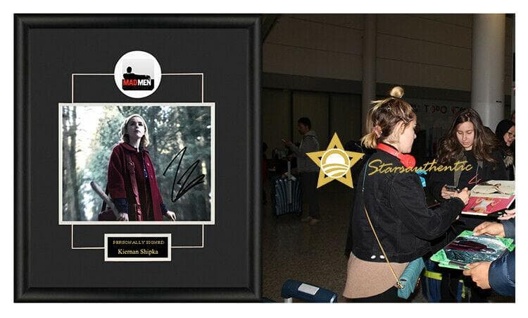 直筆サイン入り写真 キーナン・シプカ マッドメン/フレーム別/SA鑑定済