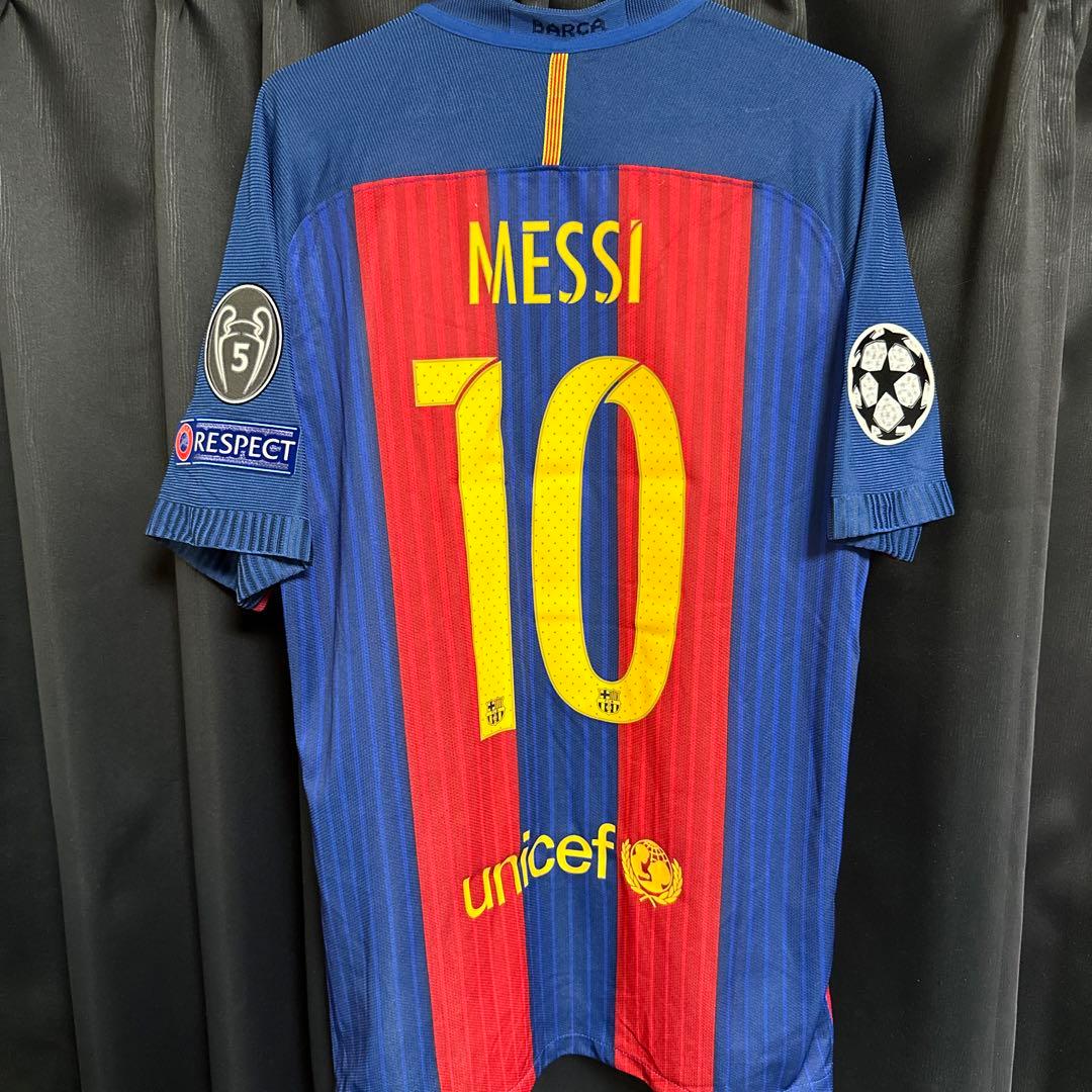 リオネル・メッシ　ユニフォーム　FCバルセロナ　選手支給　Lサイズ　NIKE