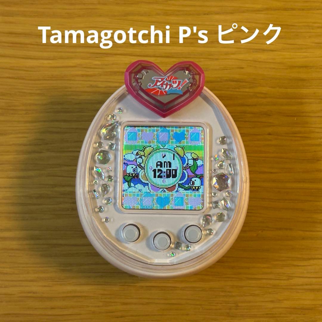 Tamagotchi P's たまごっちピース ピンク アイカツデコピアス付