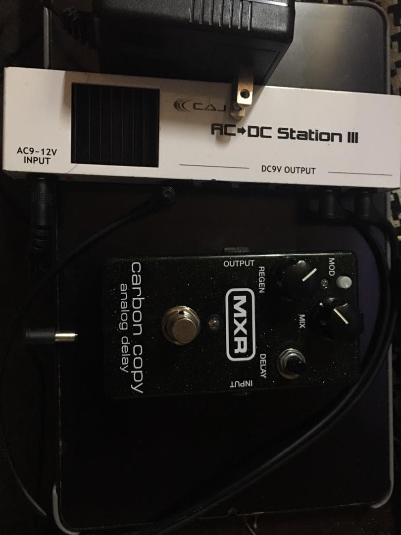 CAJ AC/DC StationⅢ＆MXR M169 carbon copy