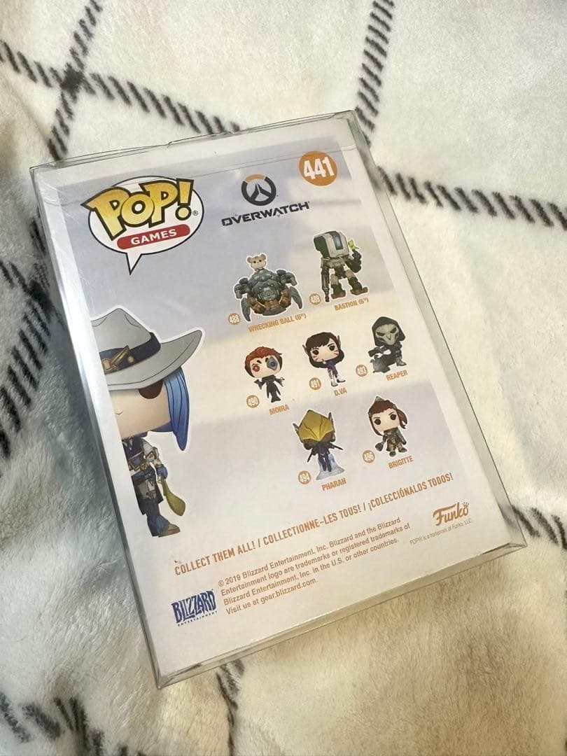 限定版Overwatch Ashe Funko Pop 青髪