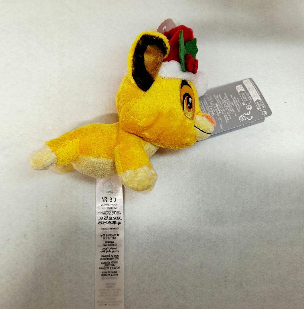 レア品　ライオン・キング　シンバ サンタ帽子 ぬいぐるみ