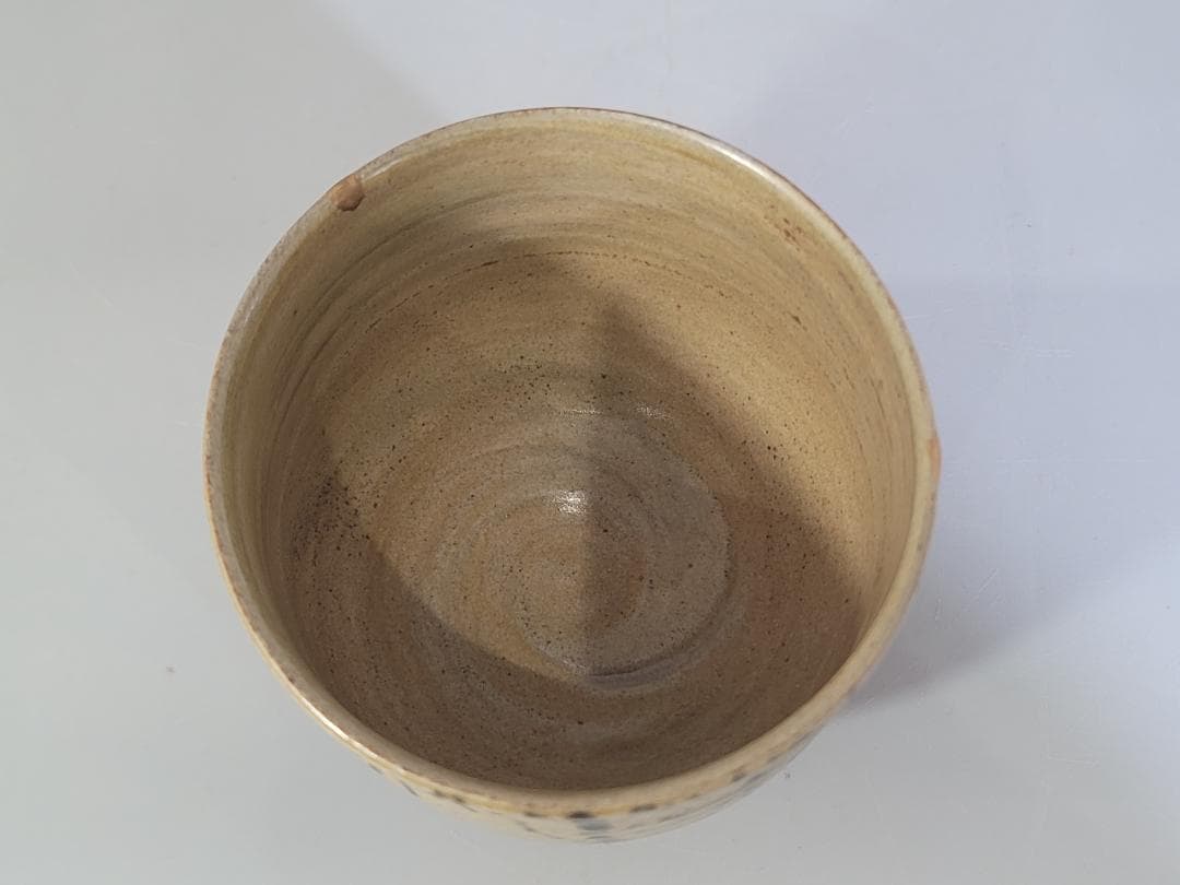 DT181 茶道具 虫明 むしあけ 竹絵 茶碗 宗完 書付 古美術