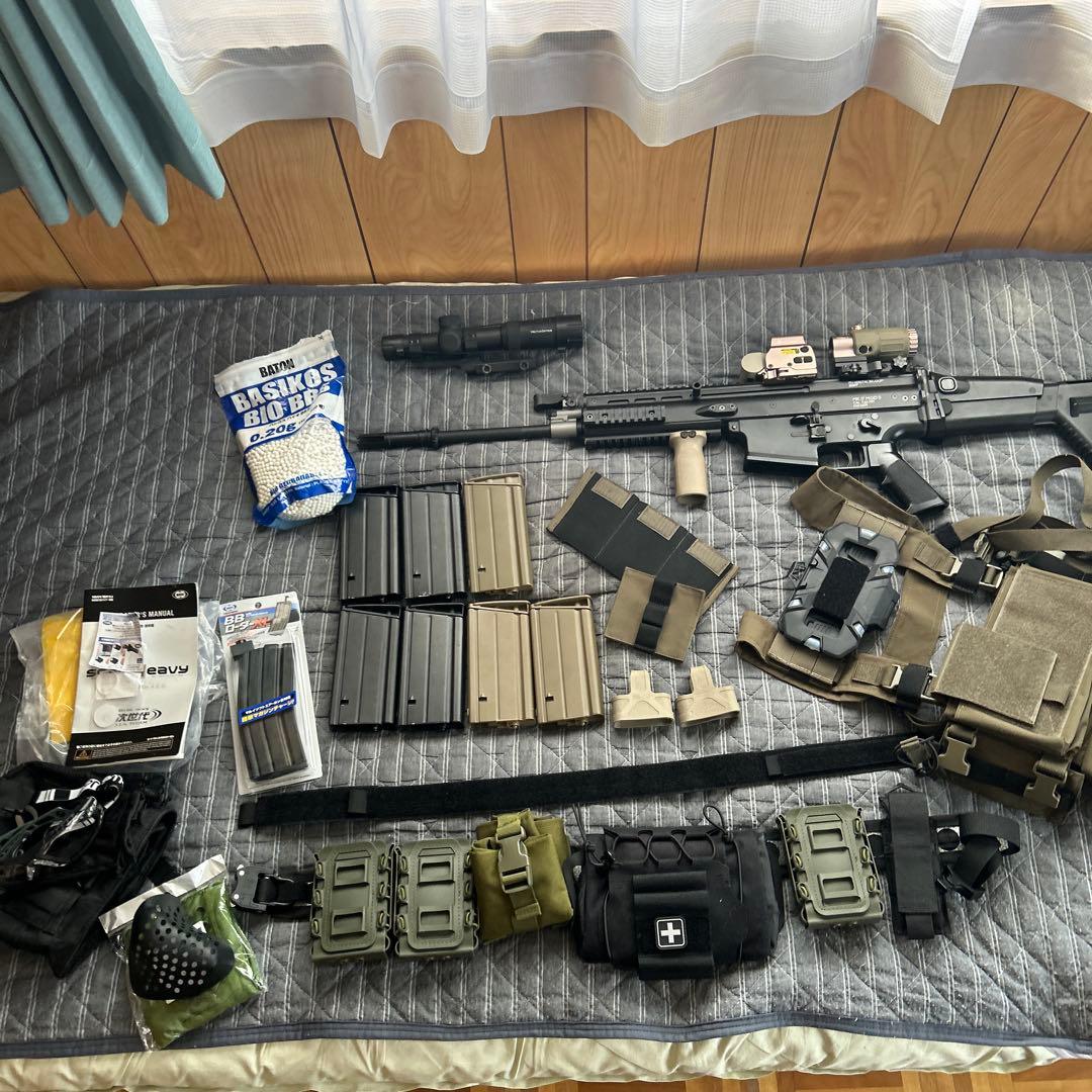 サバゲー引退　動作確認済み　次世代scar-h フルセット