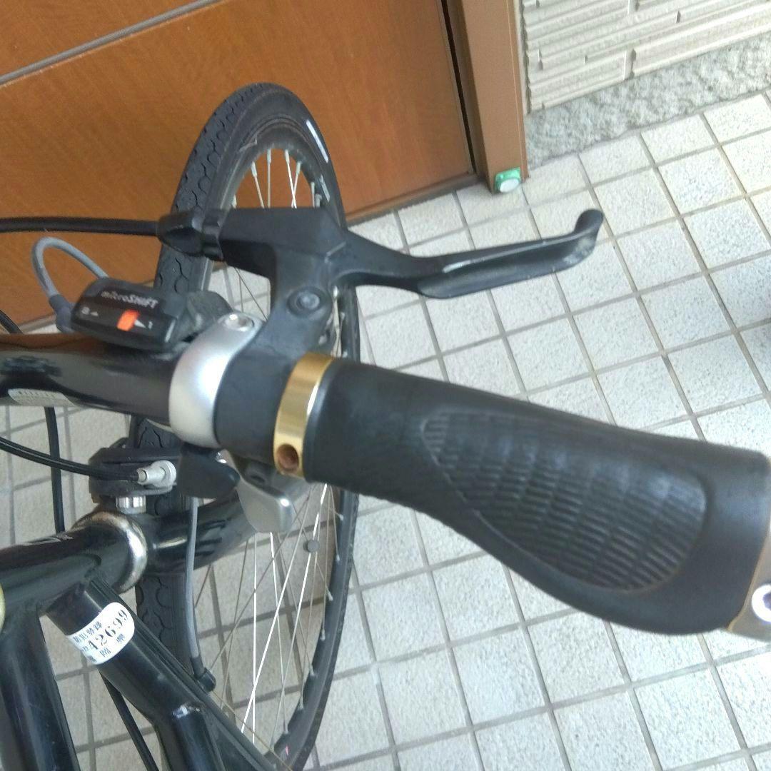 引取限定　クロスバイク アルミフレーム ブラック