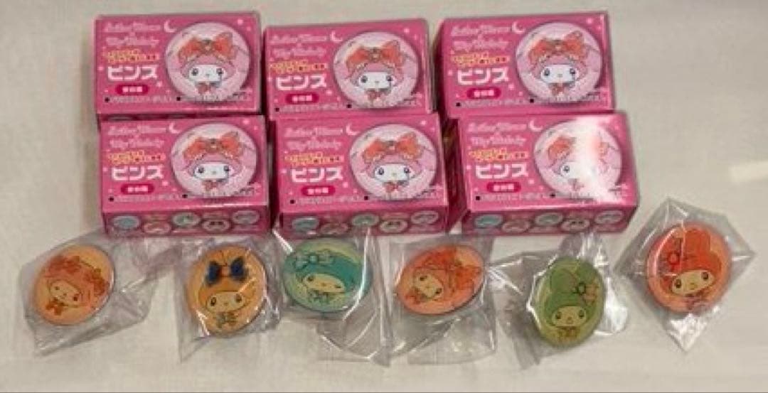 6013 セーラームーン　マイメロ　コラボ　ハイチュウ　ピンバッジ　全種類
