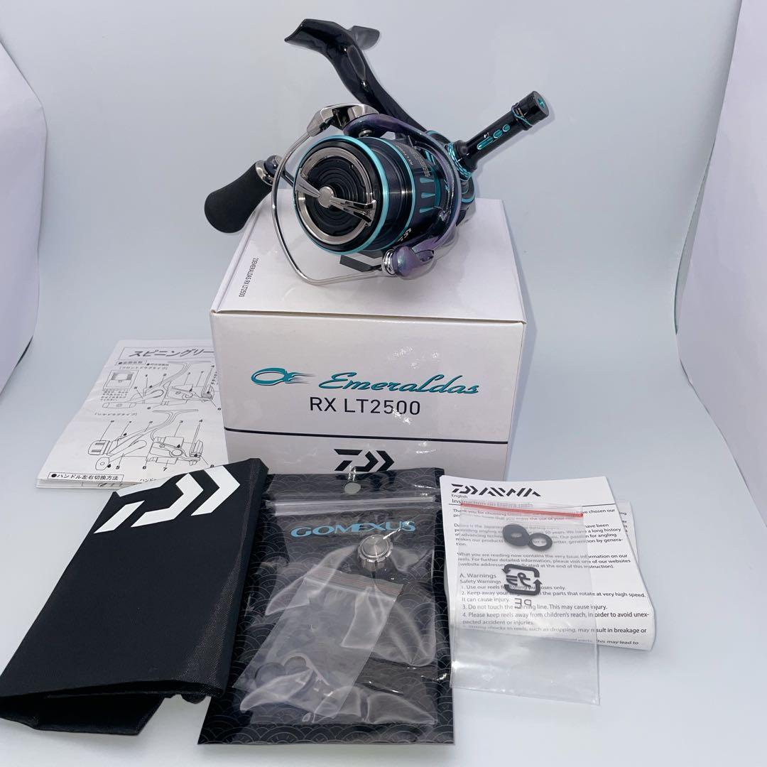 【美品】ダイワ 23 エメラルダス RX LT2500 ゴメクサスリールスタンド