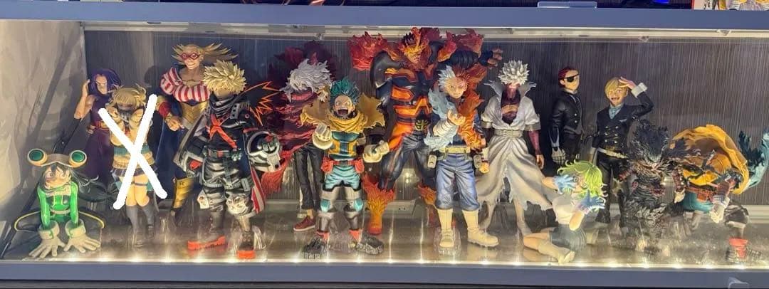 ヒロアカ　一番くじ　フィギュアセット