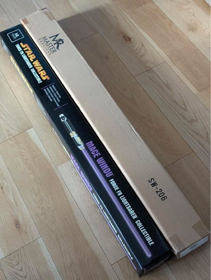 マスターレプリカ社　スターウォーズep3　メイス・ウィンドゥ　FXライトセーバー