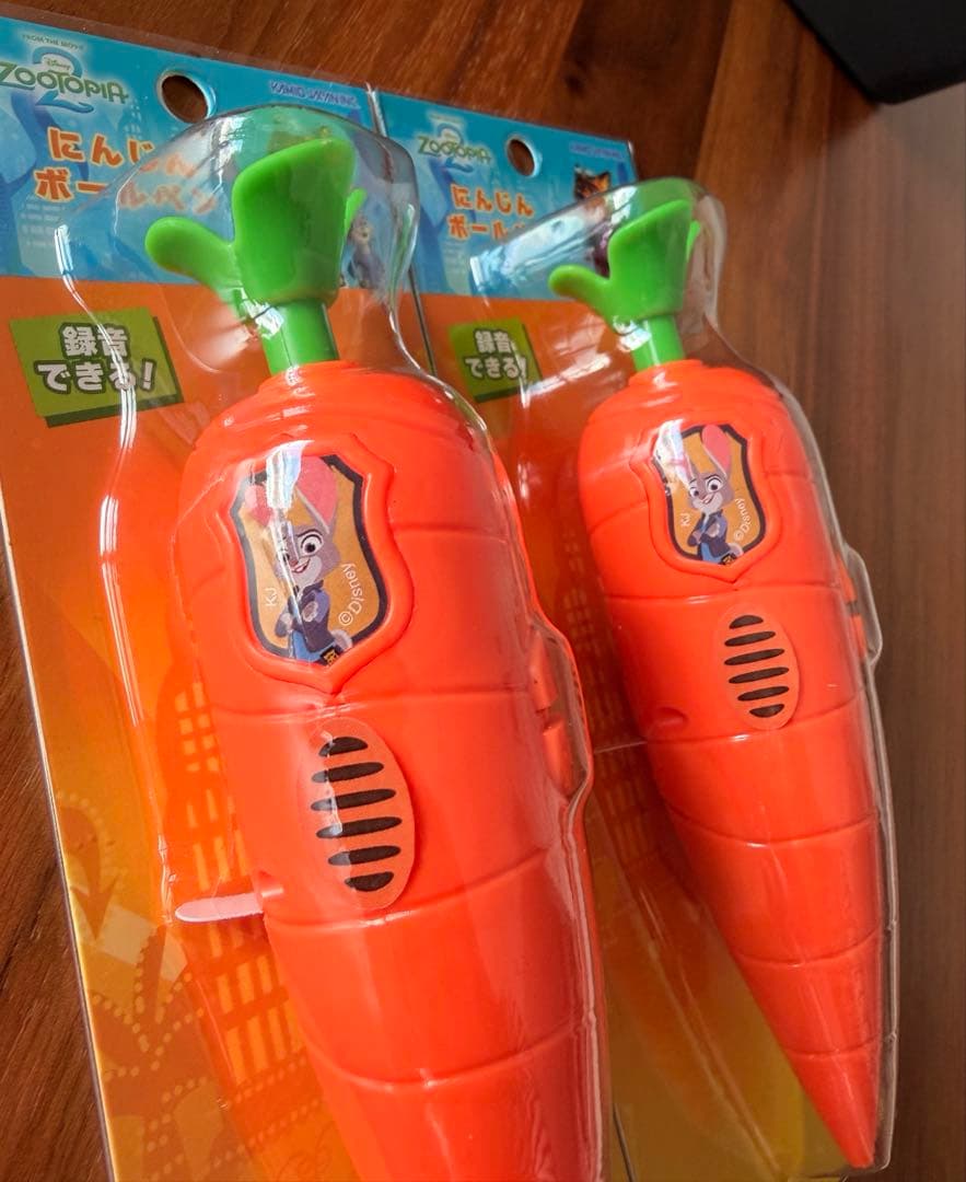 ズートピア2 にんじんペン【新品未開封】録音機能付　2本セット
