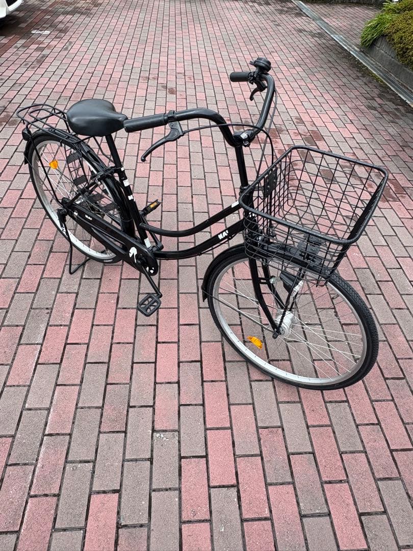 大型前籠付き、黒シティーサイクル(26㌅)関西圏なら？個人配達致します。(実費)