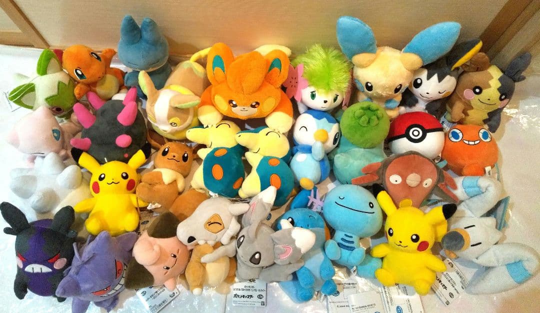 ポケットモンスター　ぬいぐるみ　30個まとめ売り　ほぺひた　カラーセレクション他