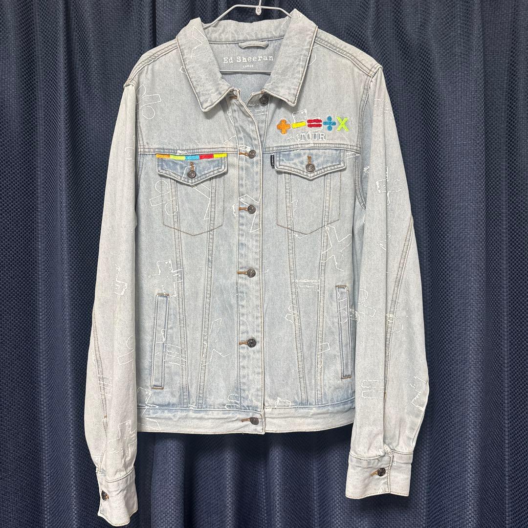 Ed Sheeran エドシーラン　デニムジャケット L +-=÷×Tour