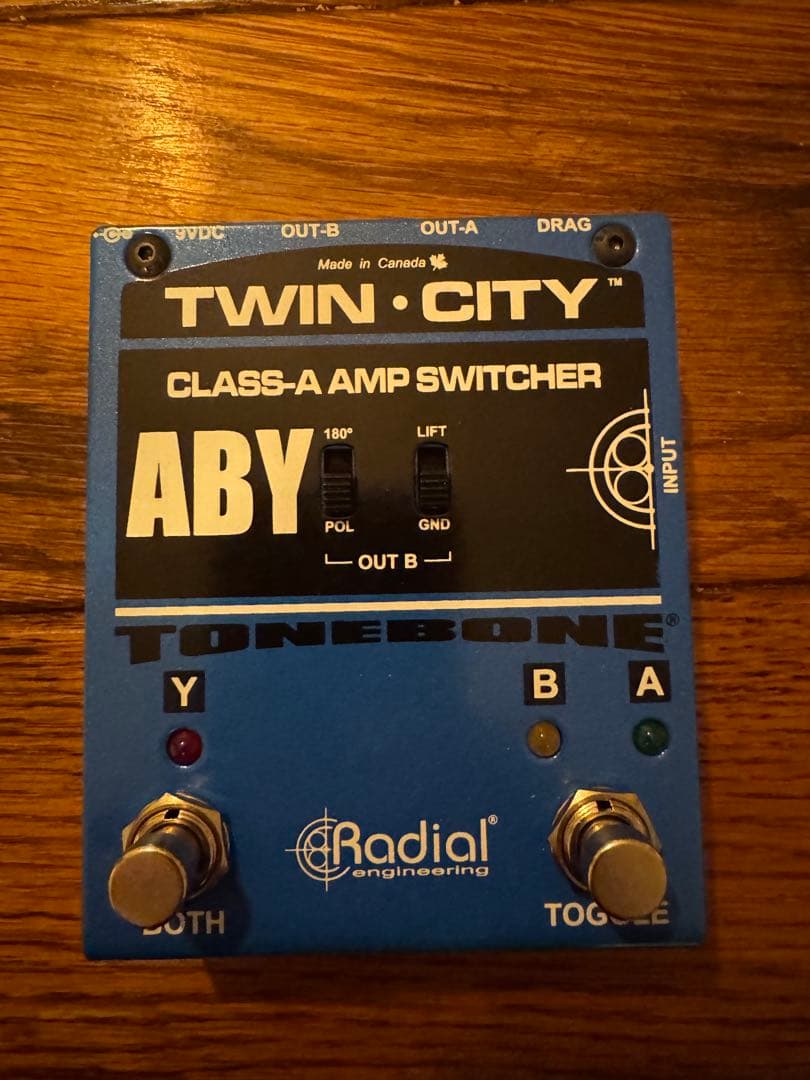 ギター Radial TWIN CITY CLASS-A AMP SWITCHER