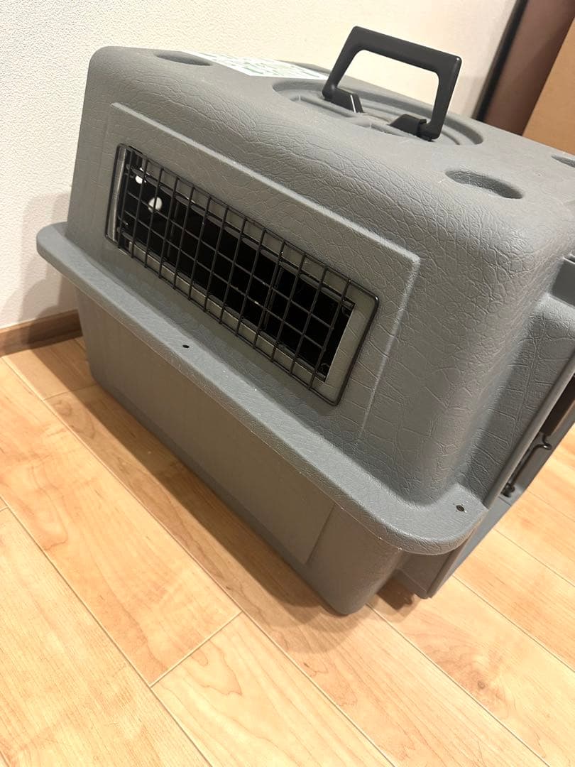 美品/犬 猫 ハード キャリーケース ハードクレート 飛行機輸送 車移動 ②
